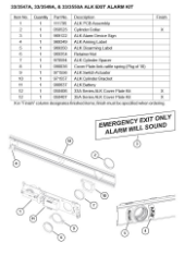 33/3549A ALK EXIT ALARM KIT